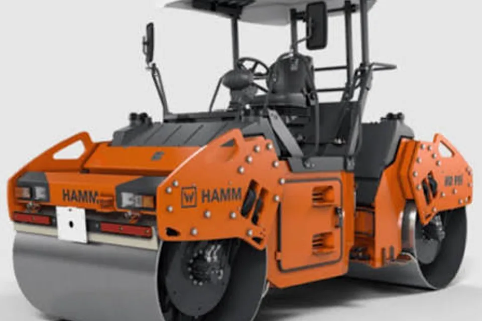 Tandem road roller