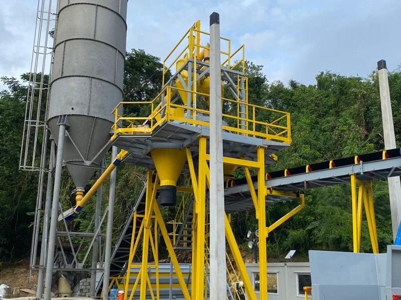 Ready-mix concrete plant