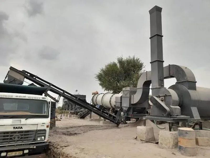 Road construction plant and machinery